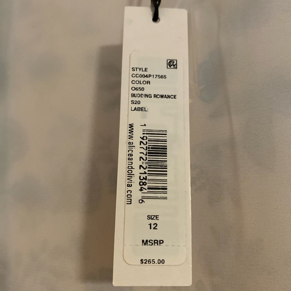 NEW Alice and Olivia wrap dress- Budding Romance Print - Picture 5 of 9